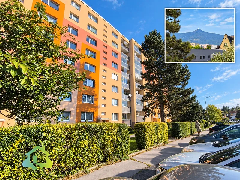 Byt 3+1, 70 m², s lodžií a výhledem na Ještěd, Liberec, Letn